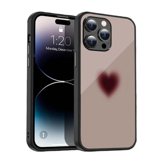 Blurred Heart Phone Cover | Glass Case