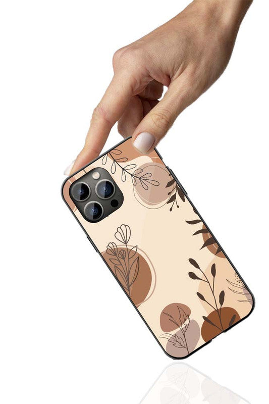 Earthy Botanical Phone Cover | Glass Case