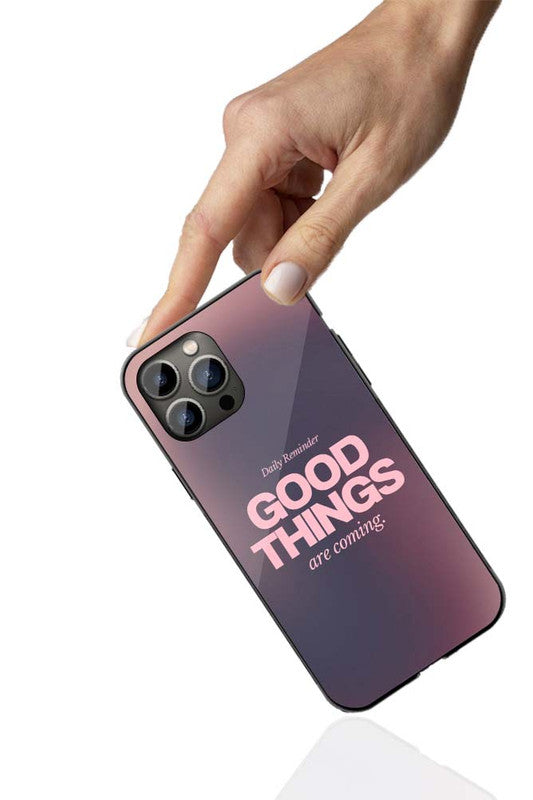 Good Vibes Ahead Phone Cover | Glass Case