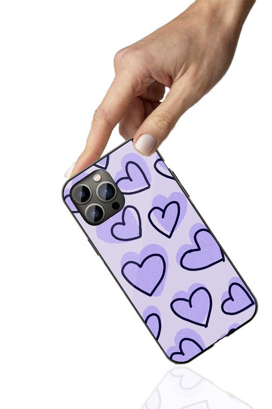 Lavender Love Phone Cover | Glass Case
