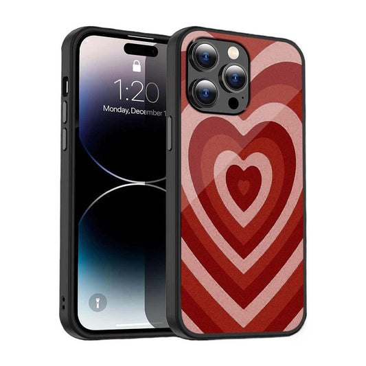 Retro Heart Phone Cover | Glass Case