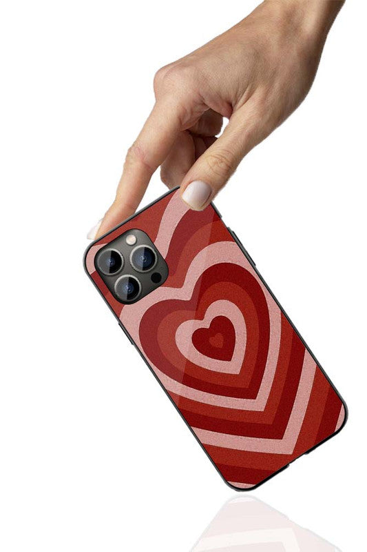 Retro Heart Phone Cover | Glass Case