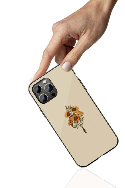 Sunflower Bloom Phone Cover | Glass Case