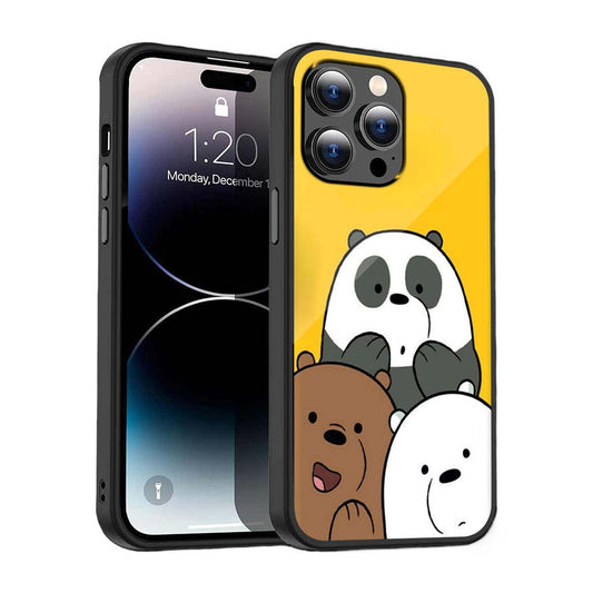 Bear Stack Phone Cover | Glass Case