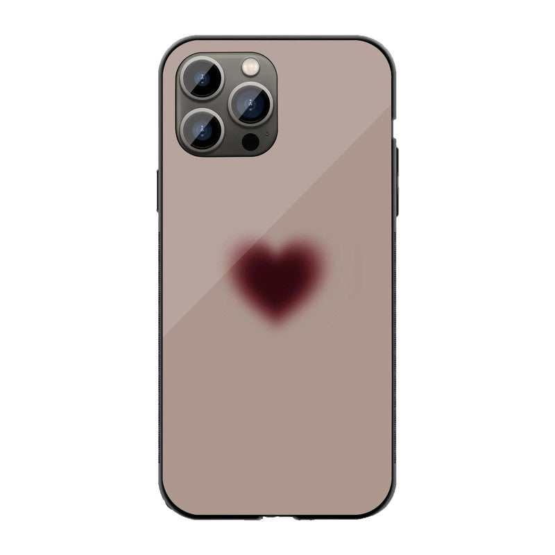 Blurred Heart Phone Cover | Glass Case