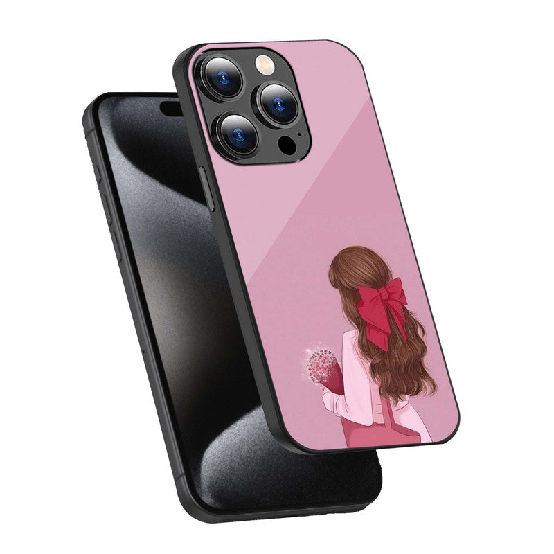 Blush Bow & Blooms Phone Cover | Glass Case