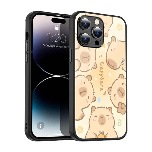 Capybara Cuteness Phone Cover | Glass Case