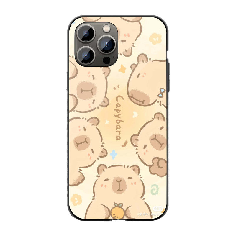 Capybara Cuteness Phone Cover | Glass Case