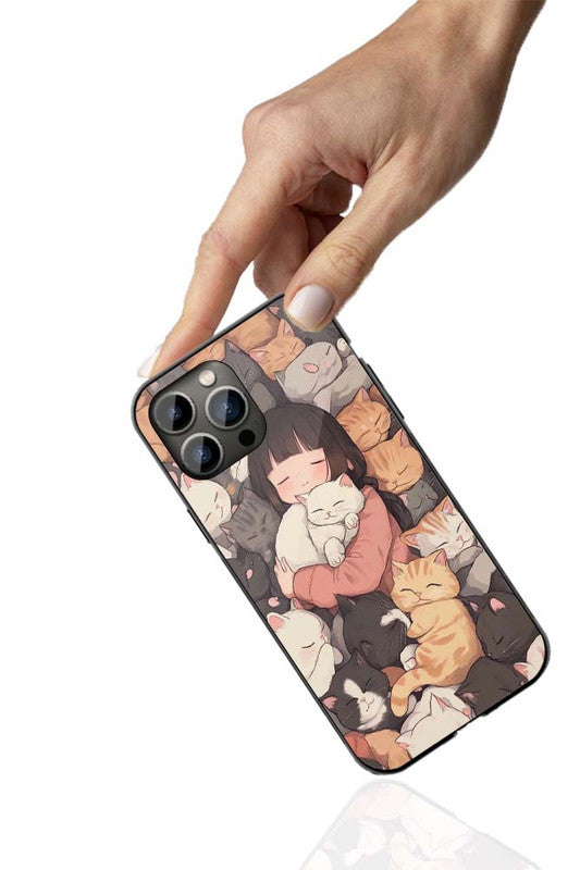 Cat Lover's Dream Phone Cover | Glass Case