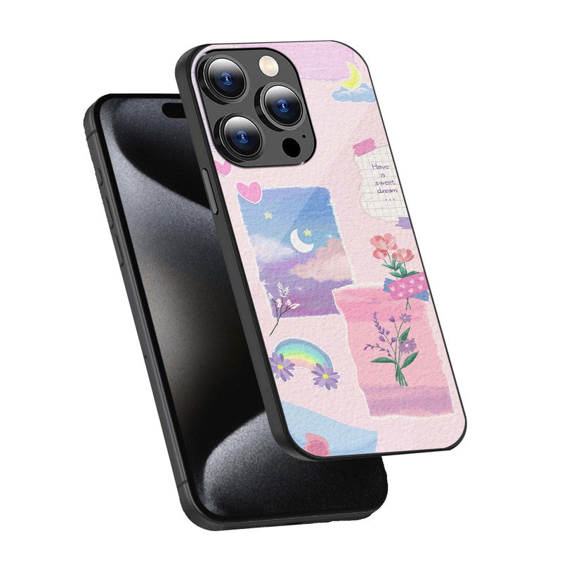 Dreamy Pastel Collage Phone Cover | Glass Case