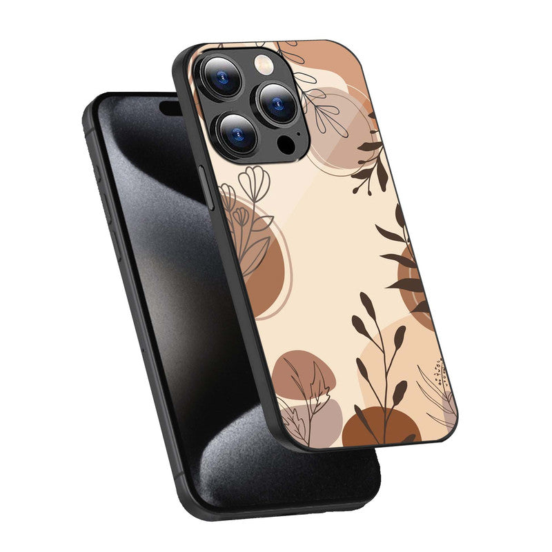 Earthy Botanical Phone Cover | Glass Case