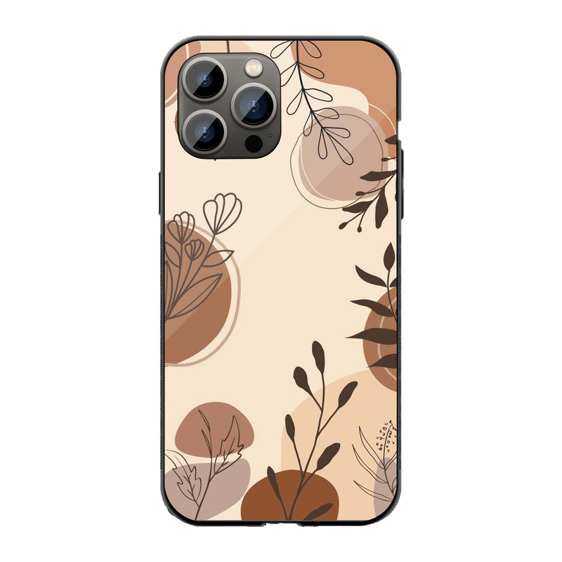 Earthy Botanical Phone Cover | Glass Case
