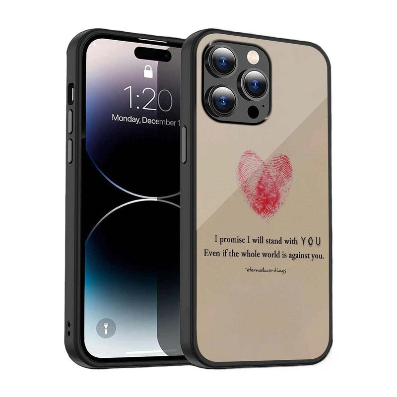 Eternal Love Promise Phone Cover | Glass Case
