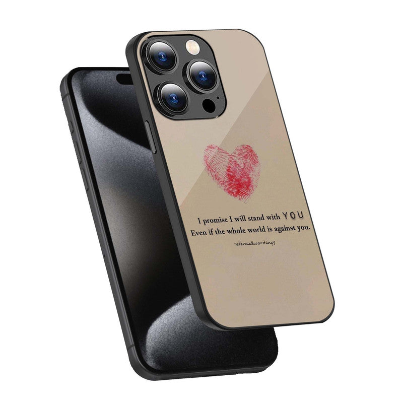 Eternal Love Promise Phone Cover | Glass Case