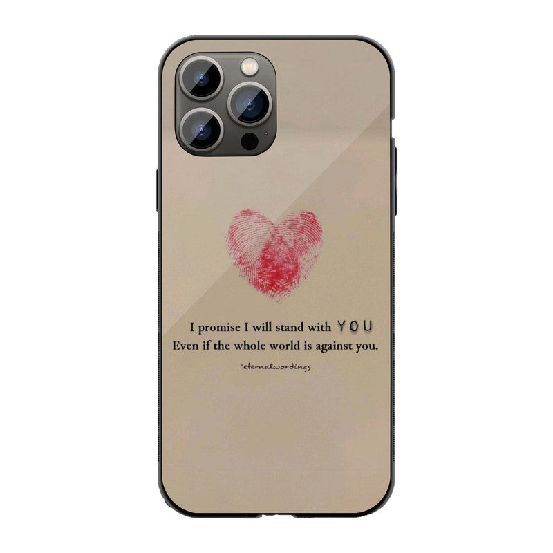 Eternal Love Promise Phone Cover | Glass Case