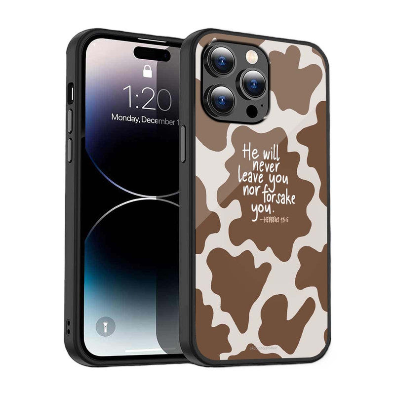 Faith & Strength Bible Verse Phone Cover | Glass Case