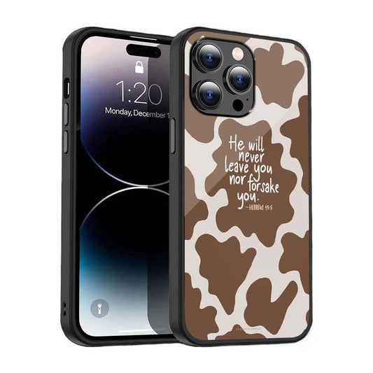 Faith & Strength Bible Verse Phone Cover | Glass Case