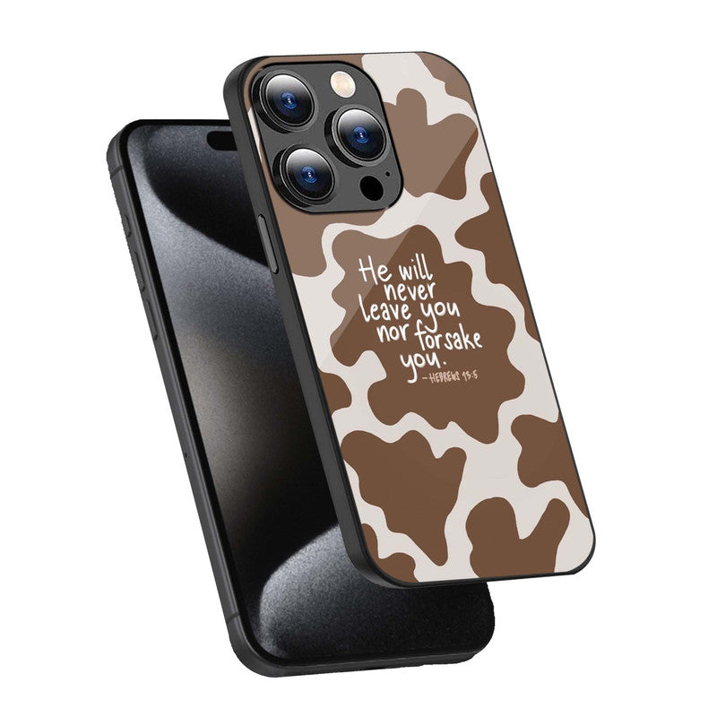 Faith & Strength Bible Verse Phone Cover | Glass Case