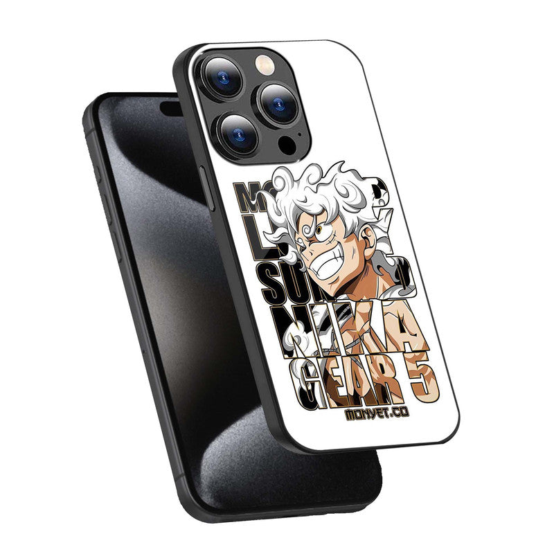 Gear 5 Anime Hero Case Phone Cover | Glass Case