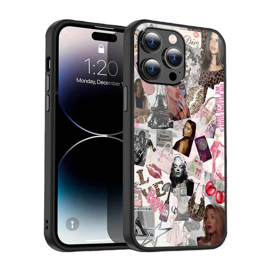 Glam Collage Phone Cover | Glass Case