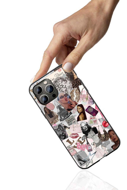 Glam Collage Phone Cover | Glass Case