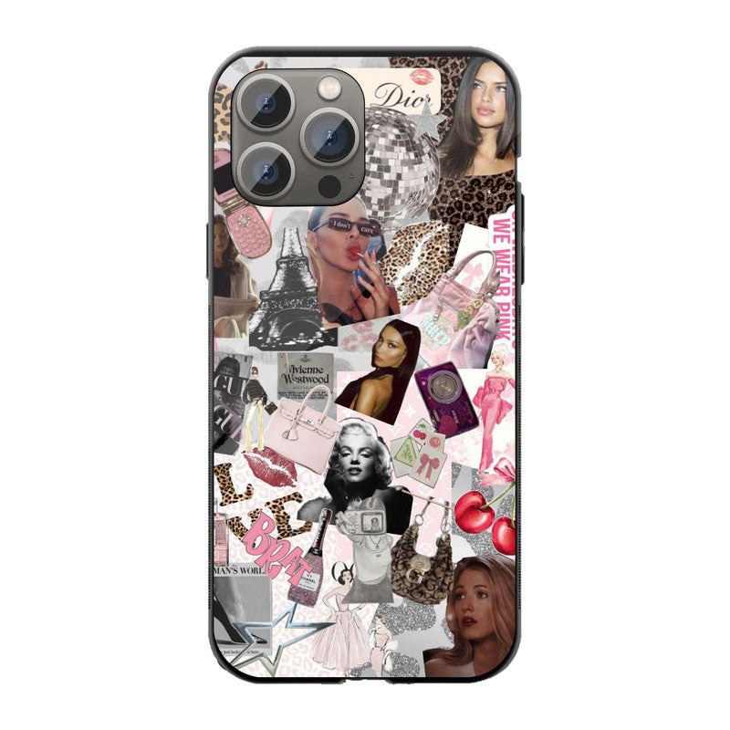 Glam Collage Phone Cover | Glass Case