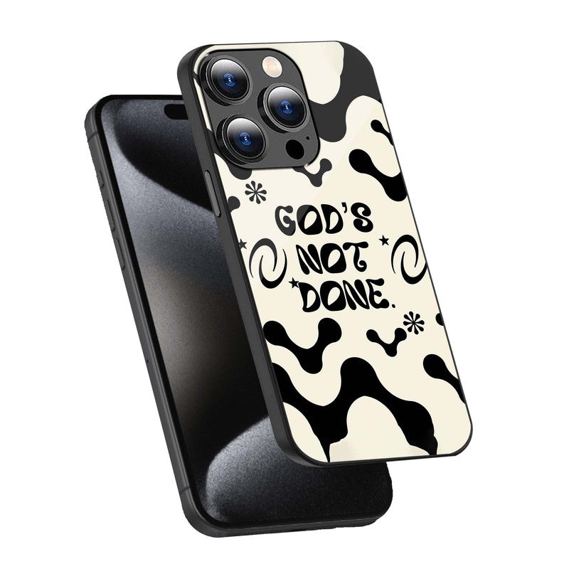 God's Not Done Phone Cover | Glass Case