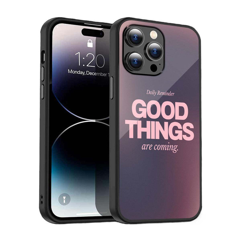 Good Vibes Ahead Phone Cover | Glass Case
