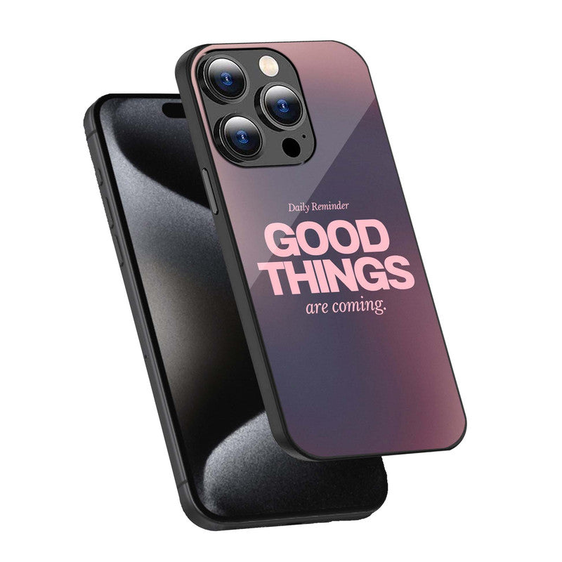 Good Vibes Ahead Phone Cover | Glass Case