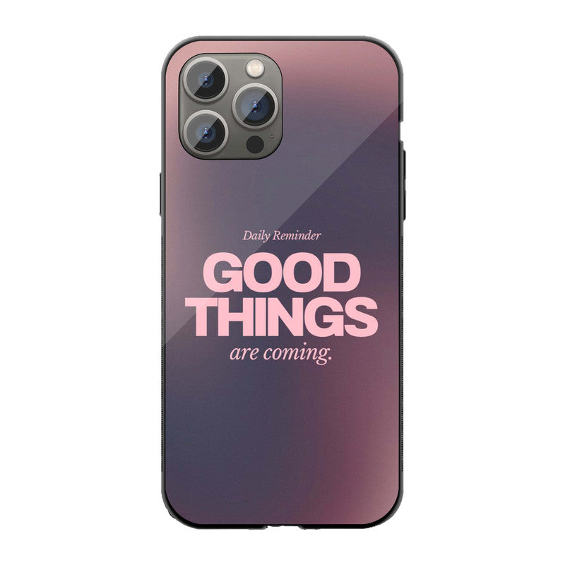 Good Vibes Ahead Phone Cover | Glass Case