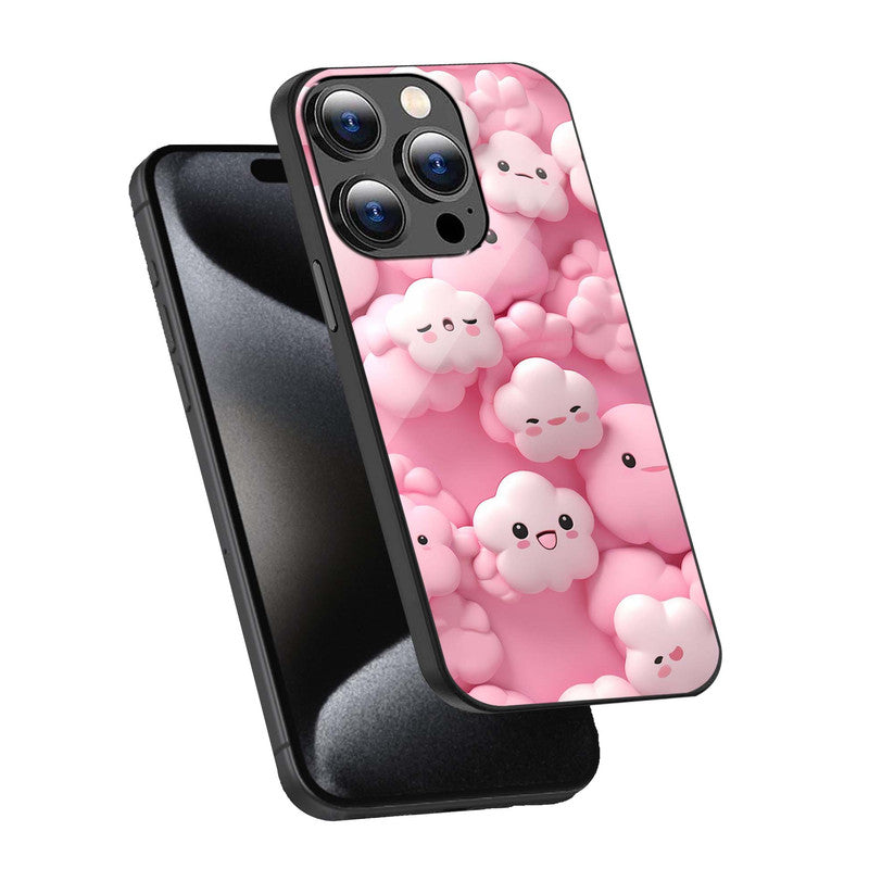 Kawaii Cloud Bliss Phone Cover | Glass Case