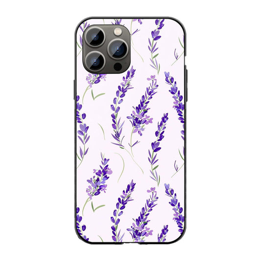 Lavender Floral Phone Cover | Glass Case