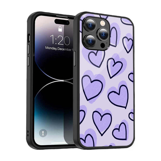 Lavender Love Phone Cover | Glass Case