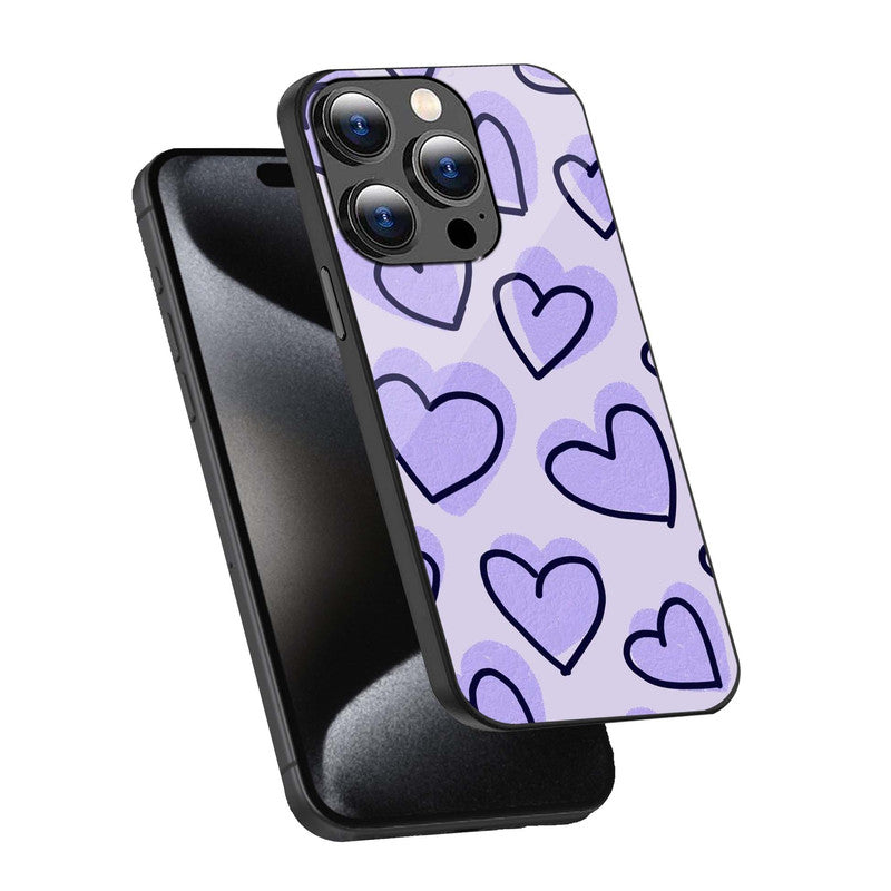 Lavender Love Phone Cover | Glass Case