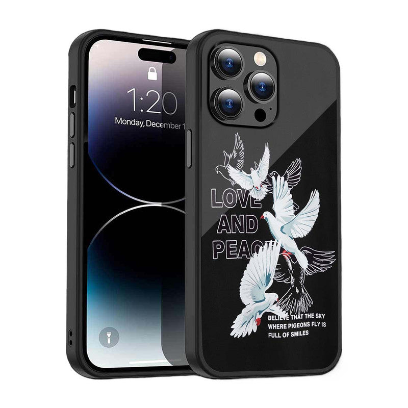Love and Peace Phone Cover | Glass Case
