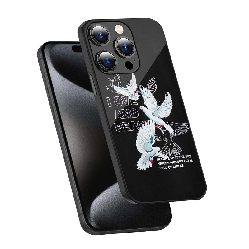 Love and Peace Phone Cover | Glass Case
