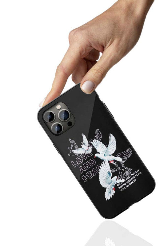 Love and Peace Phone Cover | Glass Case