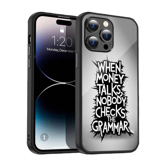Money Talks Phone Cover | Glass Case