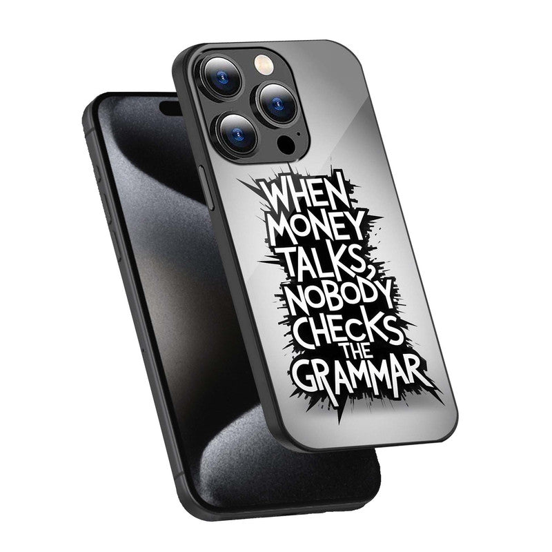 Money Talks Phone Cover | Glass Case