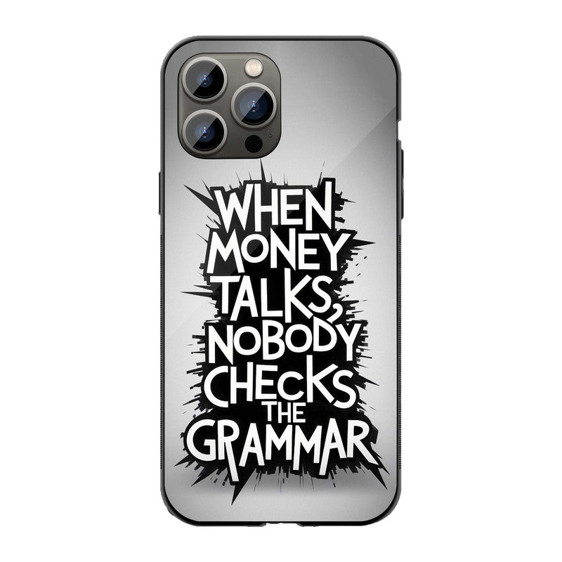 Money Talks Phone Cover | Glass Case