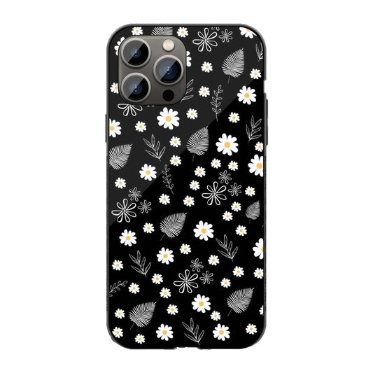 Noir Daisy Phone Cover | Glass Case