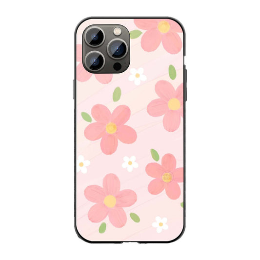 Peachy Petals Phone Cover | Glass Case