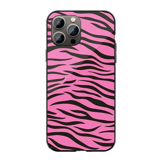 Pink Zebra Phone Cover | Glass Case