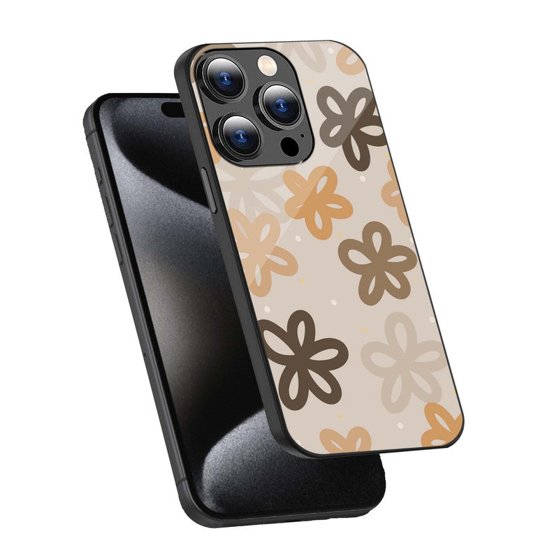 Retro Floral Harmony Phone Cover | Glass Case