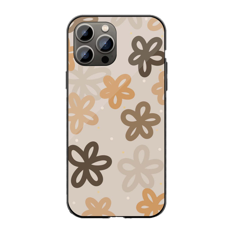 Retro Floral Harmony Phone Cover | Glass Case