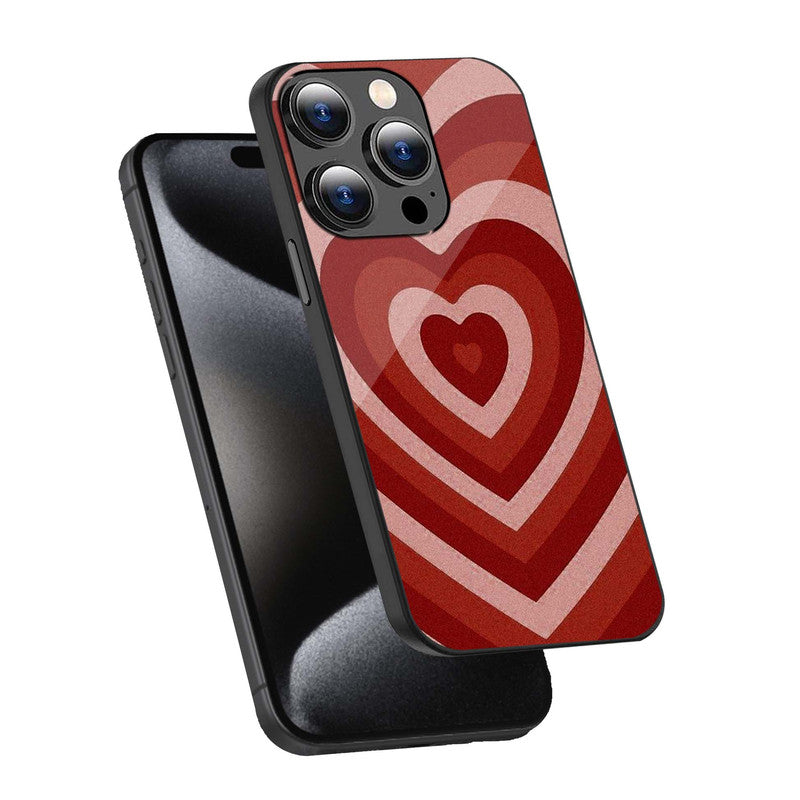 Retro Heart Phone Cover | Glass Case