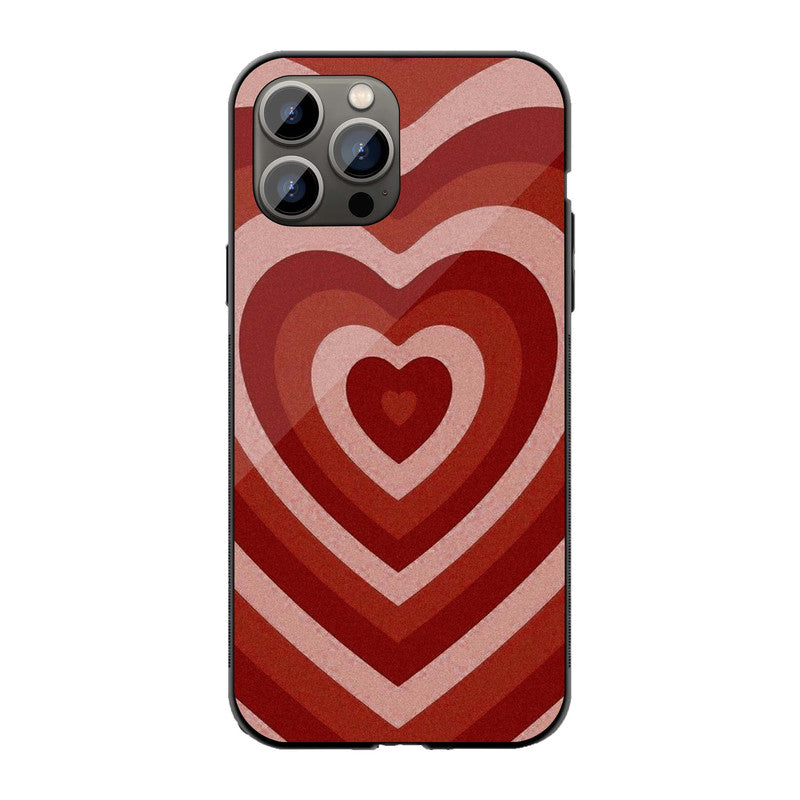 Retro Heart Phone Cover | Glass Case