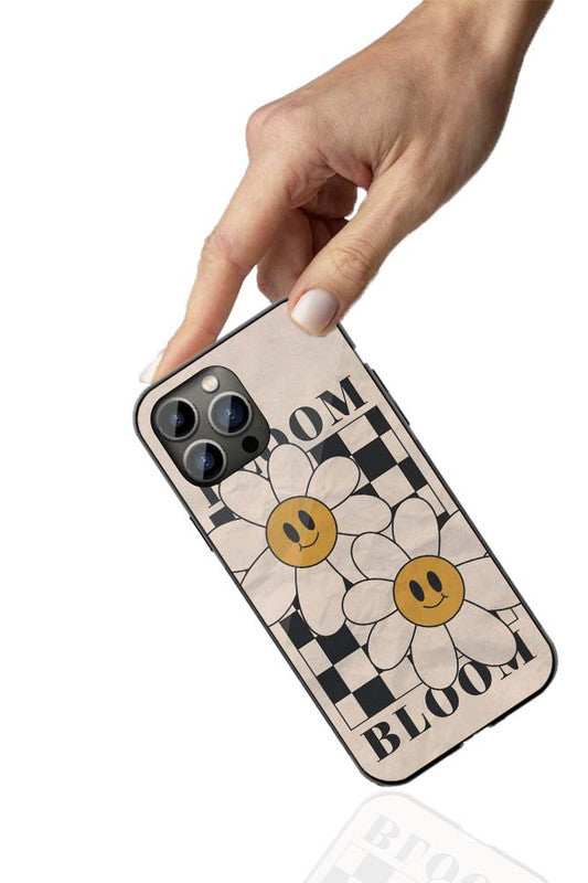 Smiley Daisy Bloom Phone Cover | Glass Case