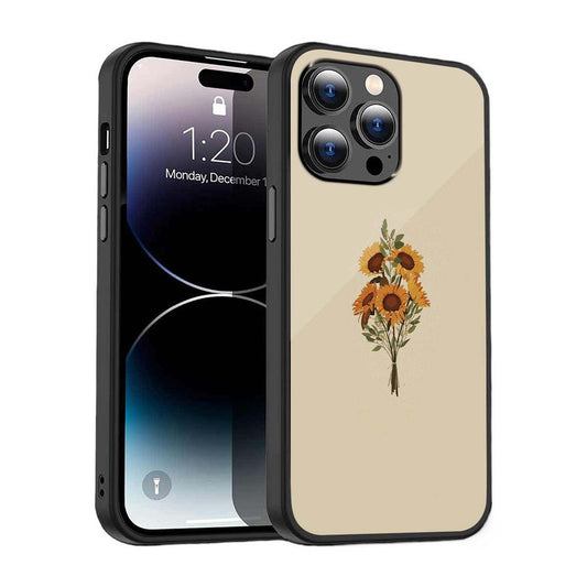 Sunflower Bloom Phone Cover | Glass Case