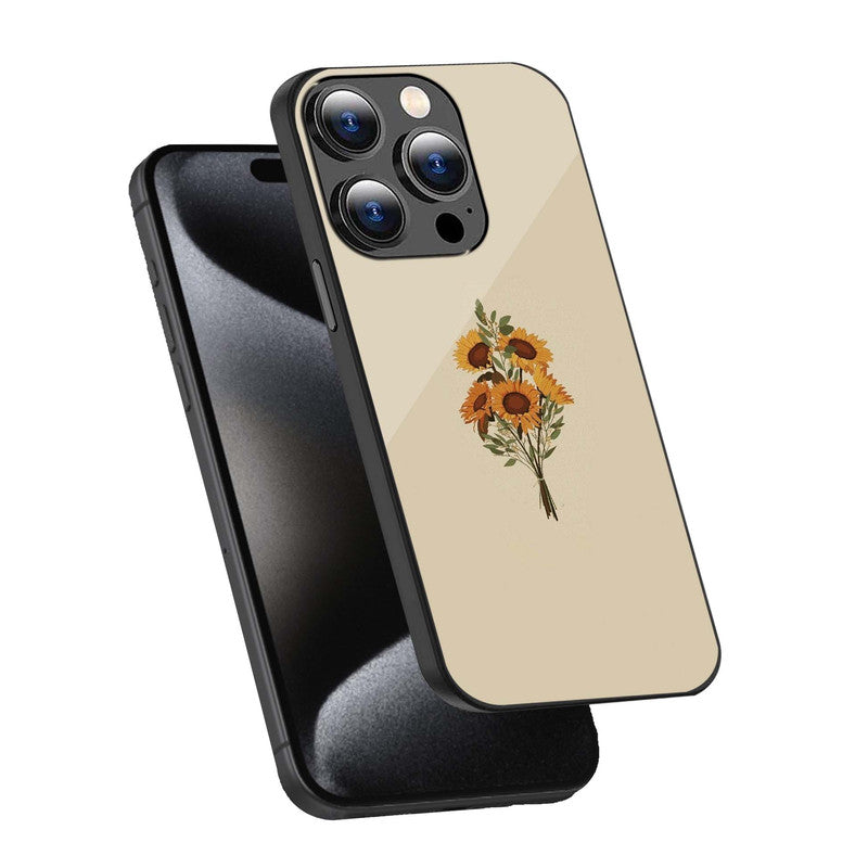 Sunflower Bloom Phone Cover | Glass Case